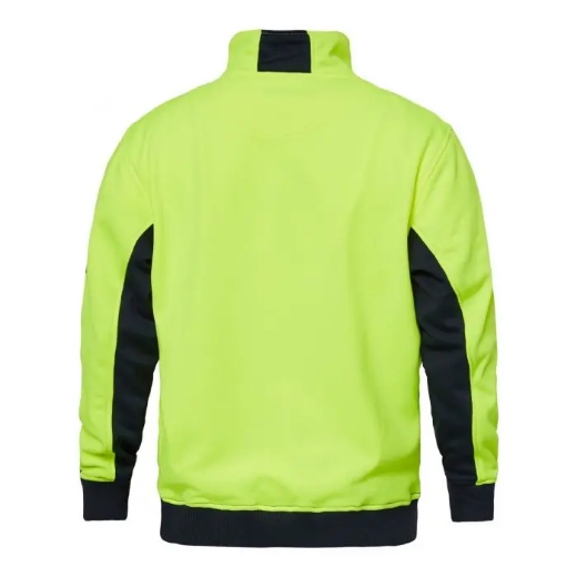 Picture of WorkCraft, Crest Hi Vis Two Tone 1/2 Zip Pullover